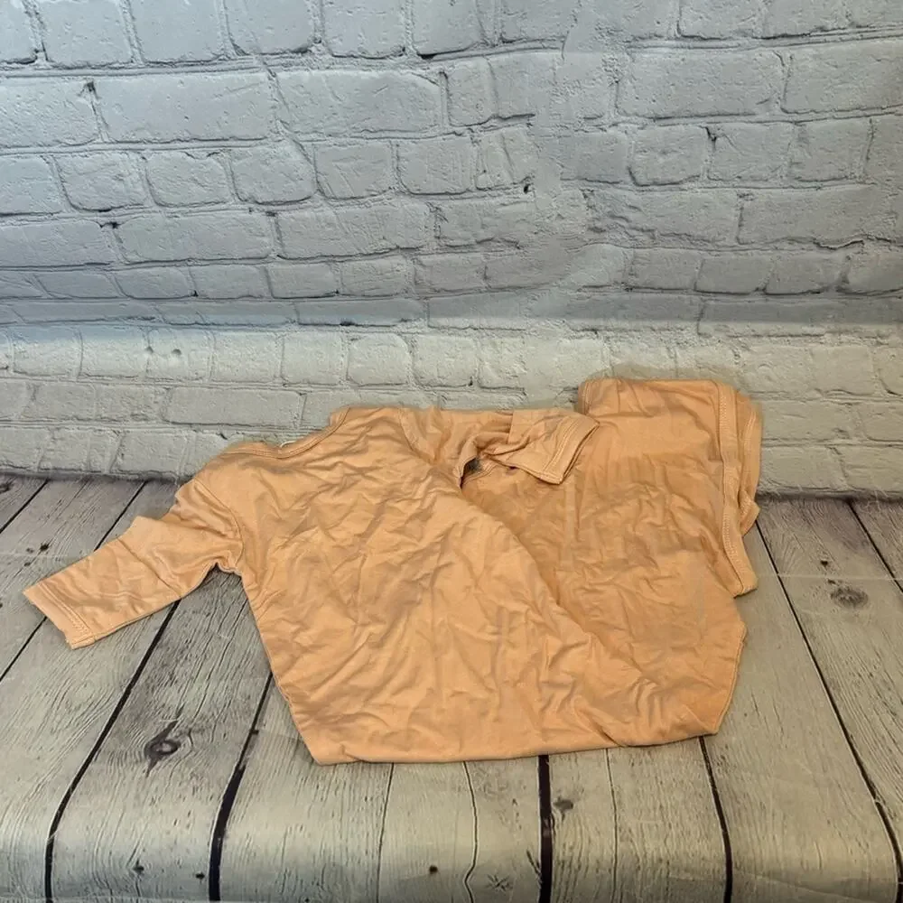 Baby Blueberrie Bamboo Newborn Peach Knot Gown